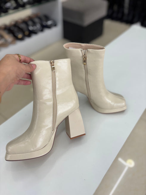 Block Heel Ankle Boots
